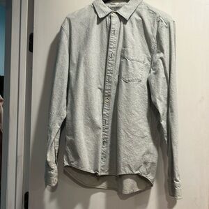 Outerknown Grey/Blue Button Down